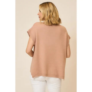 Sleeveless Knit Sweater Vest