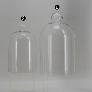 Glass Cloche Bell Jar, 2 Size Options