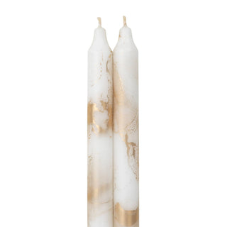 12" Decorative Taper Candles 2pk, 3 Color Options