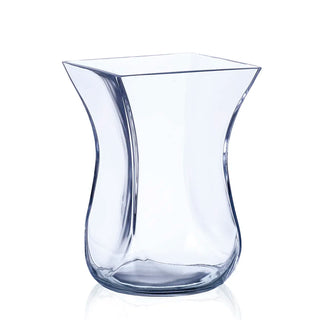 9"H Clear Glass Vase