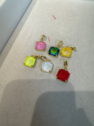 Pre order square bling charm