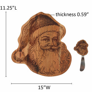Santa Wood Board W/Spreader
