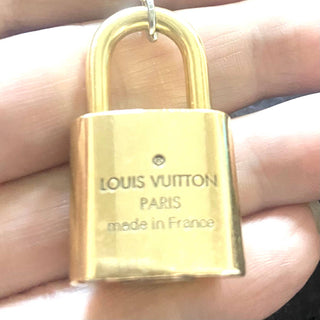 Pre Order Louis Vuitton  lock necklace repurposed upcycled LV