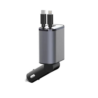 Pre-Order 4-in-1 Retractable Car Charger