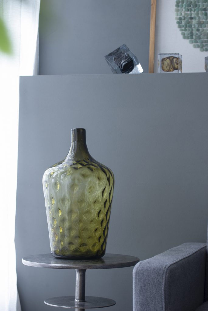 Palmgren Short Dimple Glass Vase