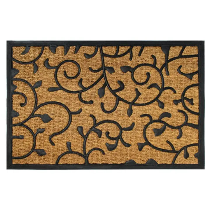 Rubber Coir Vines Doormat