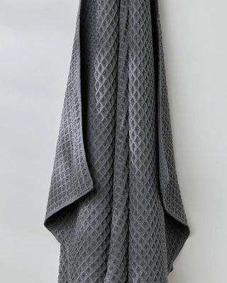 Pre Order Charcoal Waffle Bath Towel