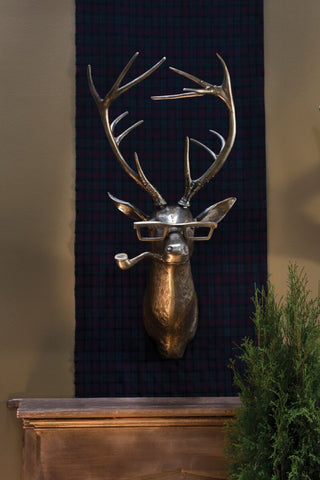 Pre Order Frankie a Pipe Smoking Bull Wall Mount