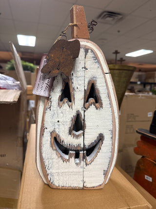 Wood Jack-O-Lantern Size Options
