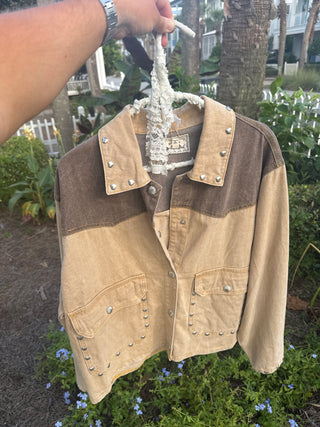 Western Yoke Twill Work Jacket