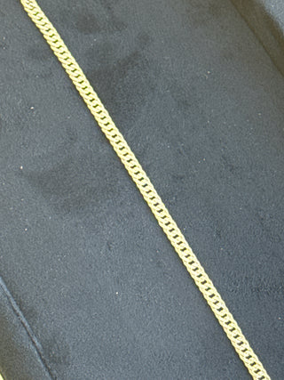 Pre order - double curb chain bracelet