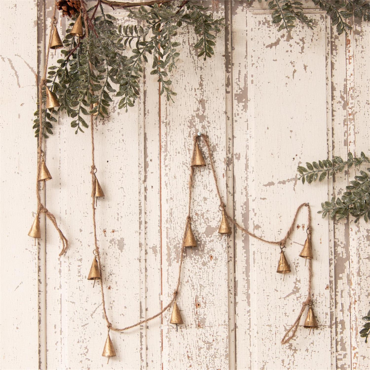 Gold Tone Mini Bell Garland