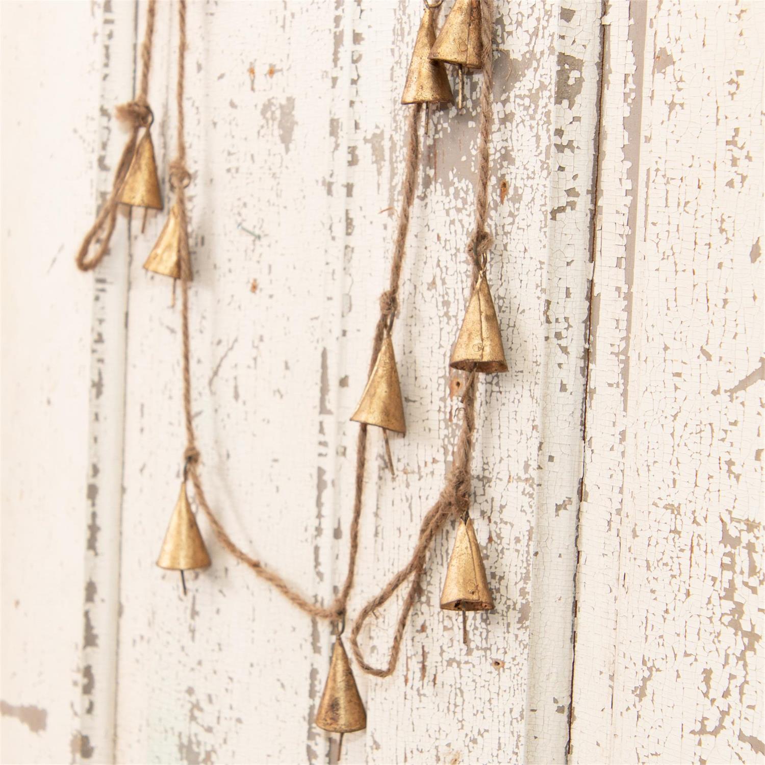 Gold Tone Mini Bell Garland