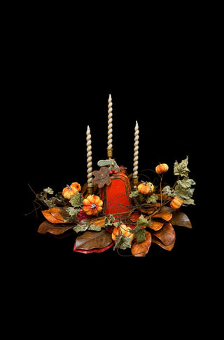 Pumpkin/wreath Centerpiece
