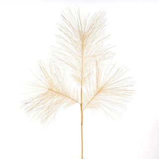 37"L Gold Metallic Pine Needle Spray