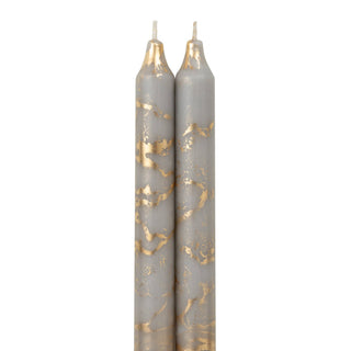 12" Decorative Taper Candles 2pk, 3 Color Options