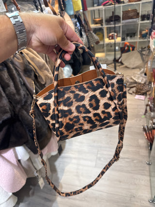 Pre order small leopard bag
