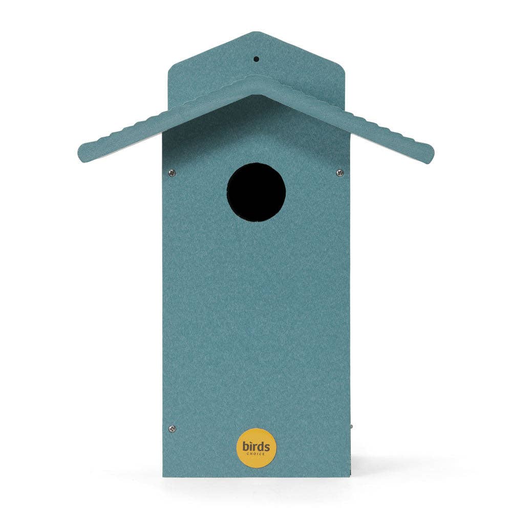 Bluebird House in Blue Recycled Plastic