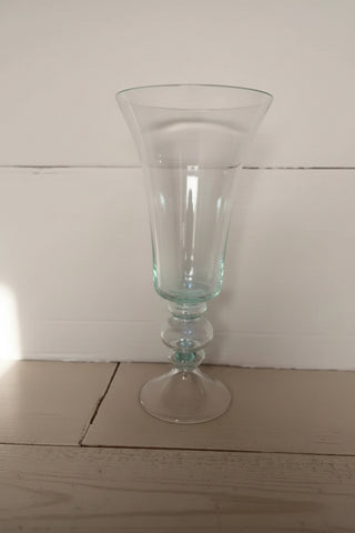 Pre Order 22" Glass Trumpet Vase