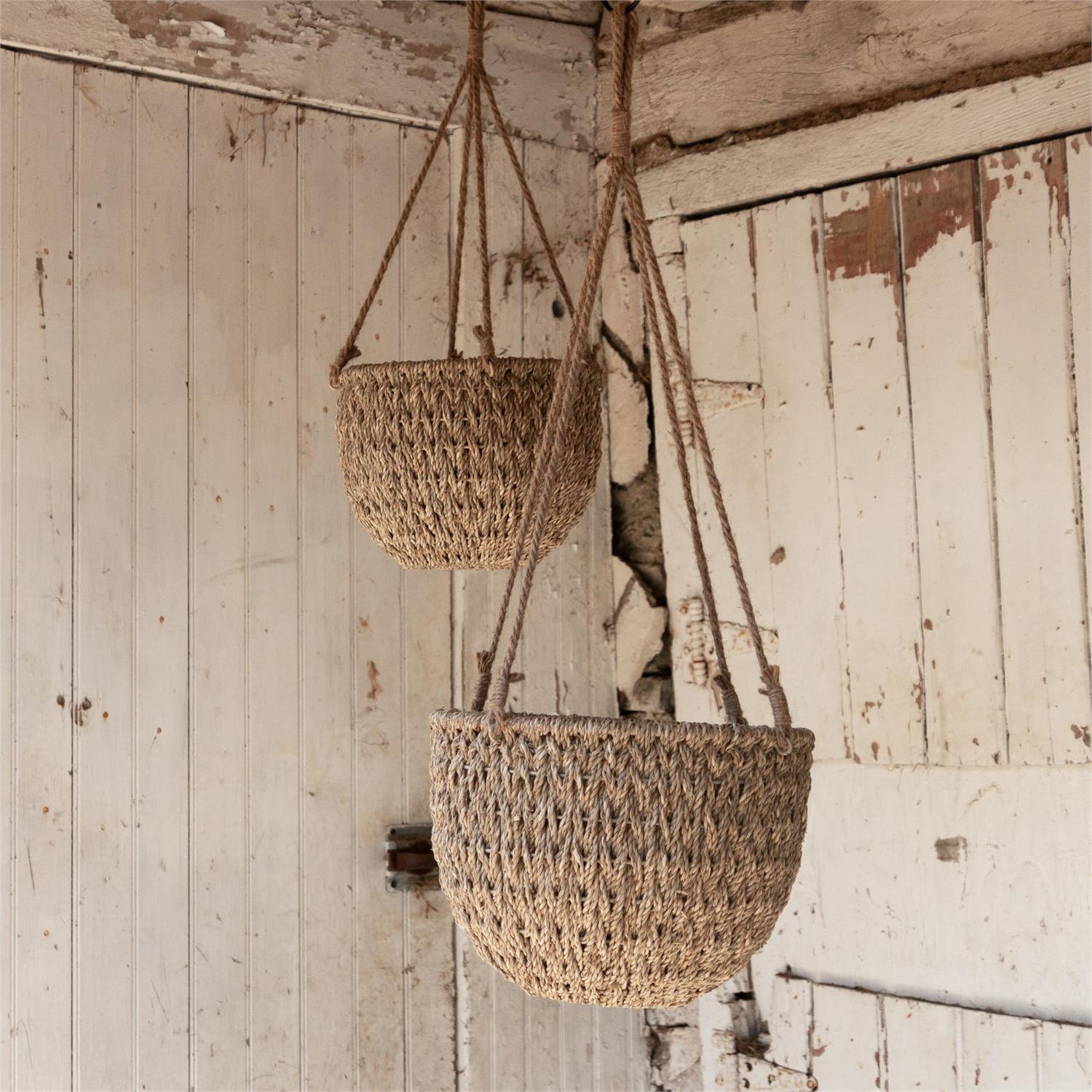 Hanging Seagrass Basket, Size Options