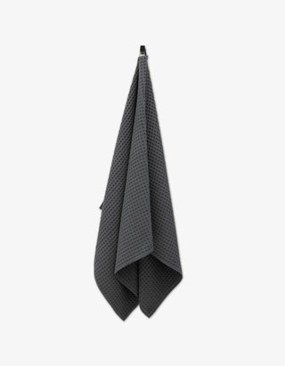 Pre Order Charcoal Waffle Bath Towel