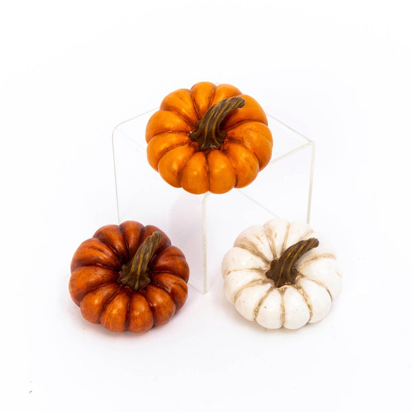 Fall Resin Harvest Pumpkins- 3 Colors
