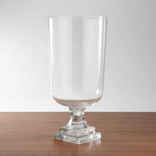 Pre Order Glass Vase with Pedestal, 2 Size Options