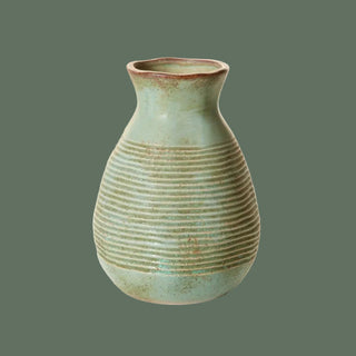 Green Aged Caleta Vase