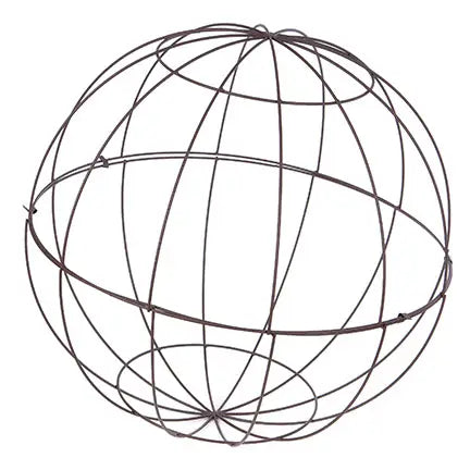 Round Metal Wire Topiary, Size Options