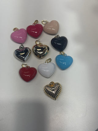 Pre order Puff heart charms
