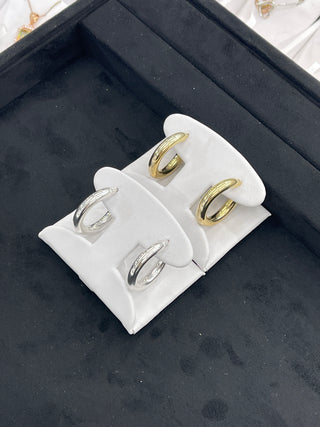 Pre order Sterling silver hoops