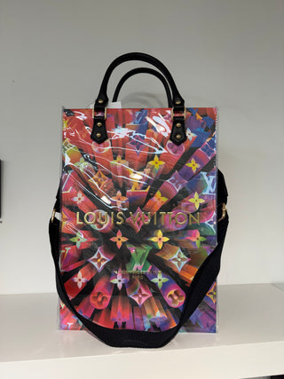 Pre order Rainbow LV Shopping bag Wine Tote