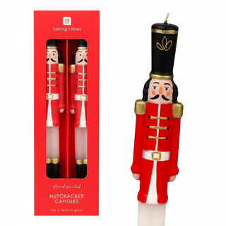 Nutcracker Christmas Dinner Candles - 2 Pack