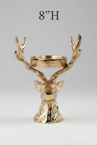 Aluminum Antler Candleholder, 2 Size Options