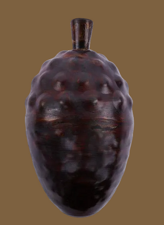 8.25" Burnished Gold Acorn