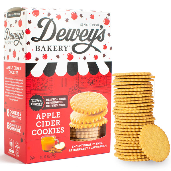 Dewey's Bakery Cookies, Flavor Options