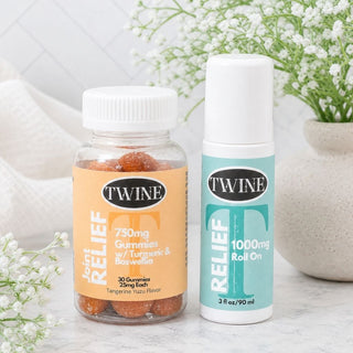 Twine Hurt Less Bundle - Joint Gummies and Relief Roller - Array