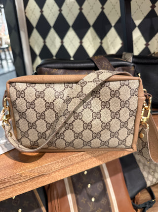 Pre Order Val Shoulder Bag Upcycled LV & GG, 3 Style Options