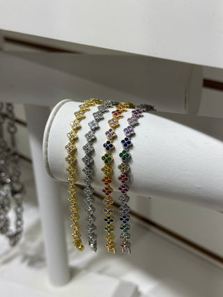 Pre order Flower tennis bracelet
