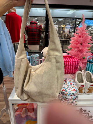 Pre Order Faux Ultra Suede Hobo Bag, 8 Color Options (Avail 7/25)