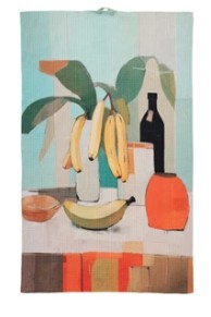 Printed Recycled Microfibre Two-Sided Tea Towel , 8 styles