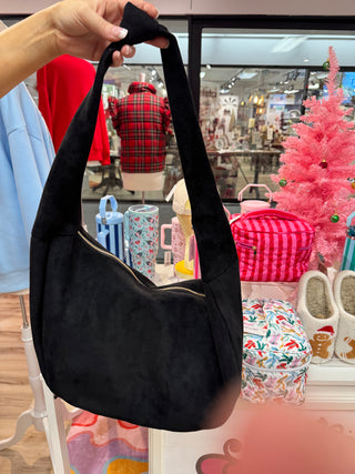 Pre Order Faux Ultra Suede Hobo Bag, 8 Color Options (Avail 7/25)
