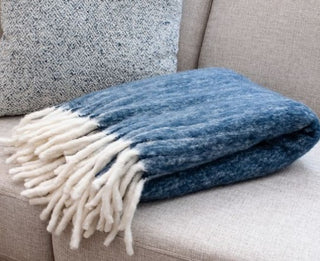 Pre Order Wool Blend Throw, 3 Color Options