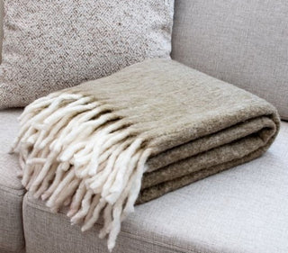 Pre Order Wool Blend Throw, 3 Color Options