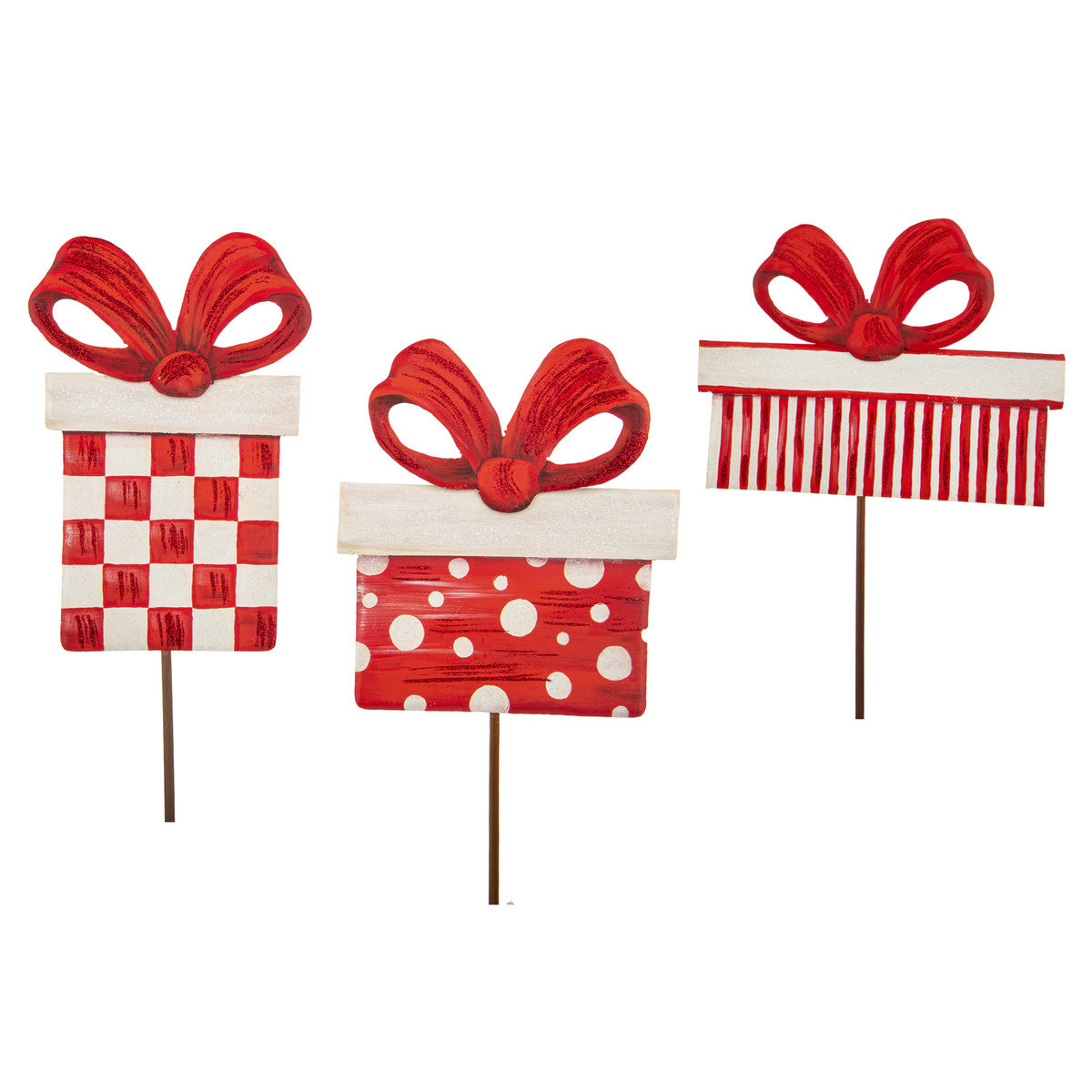 Small Classic Red and White Gift Box, Style Options