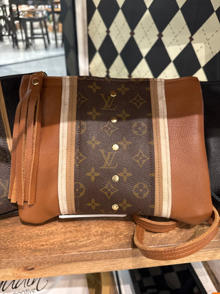 Pre Order Caroline Crossbody Upcycled LV & GG , 7 Style Options