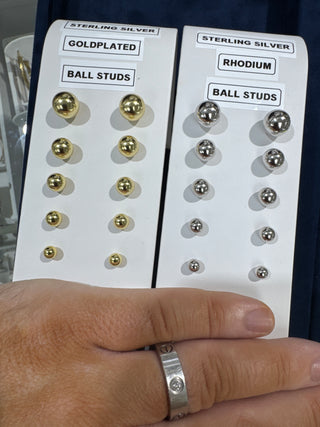 Pre order ball stud earrings