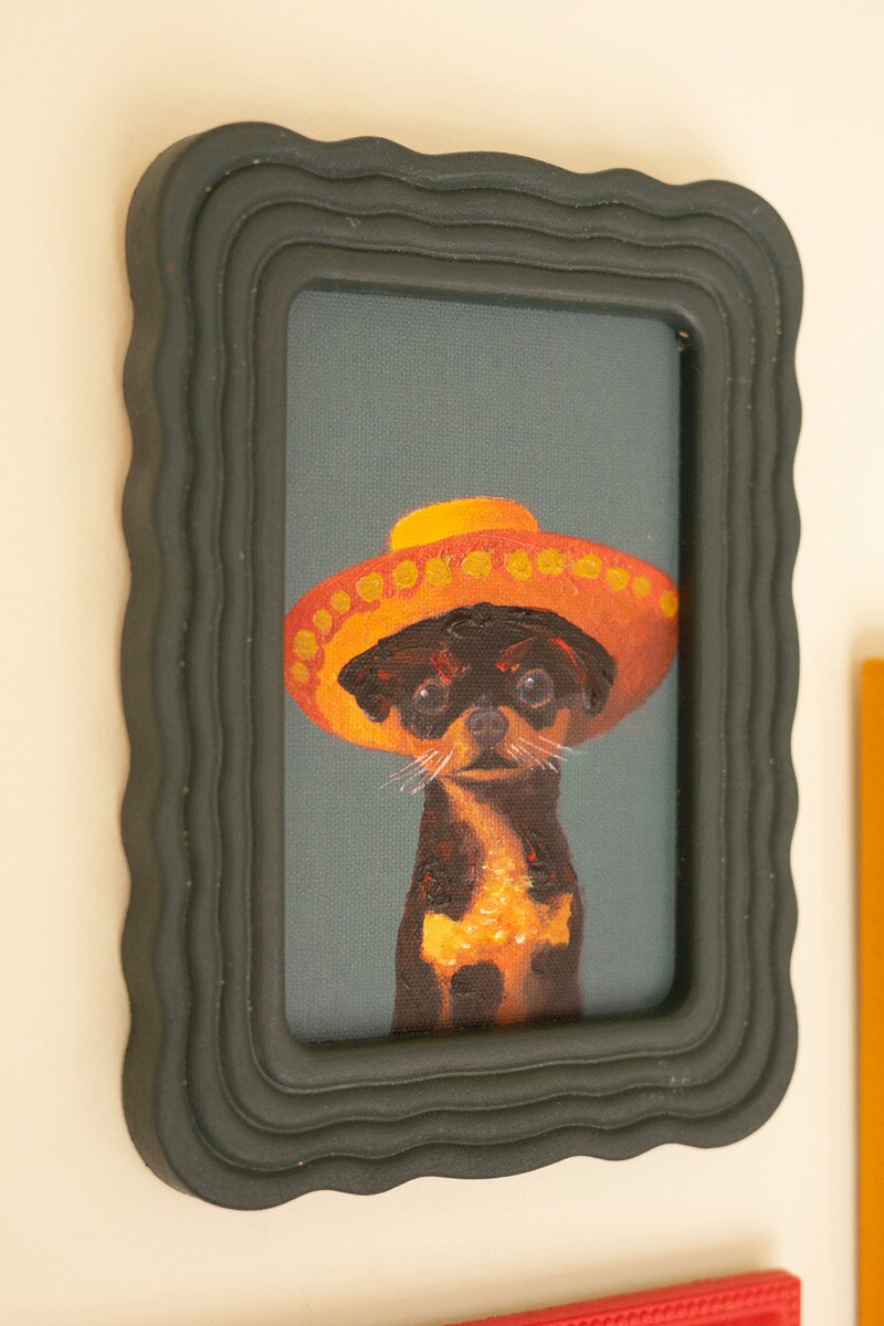 Framed Dog Painting, 3 Style Options