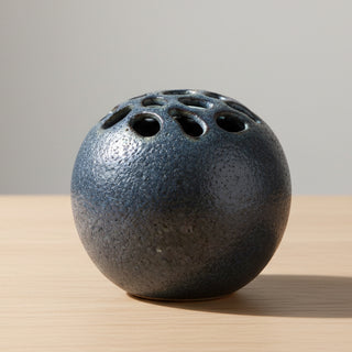 6.75" Blue Flower Ball