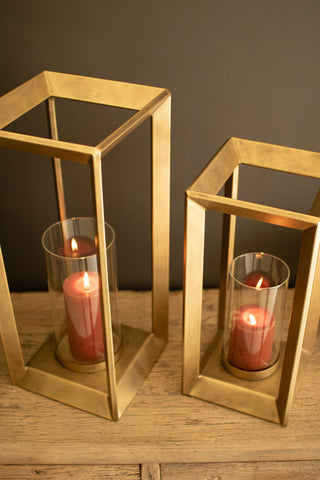 Pre Order Metal Framed Lantern, 2 Size Options